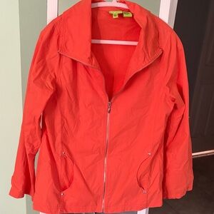 Emerald Women's Vibrant Orange Utility Jacket